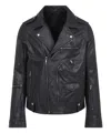 Rick Owens Bauhaus Stooges Leather Jacket In Black