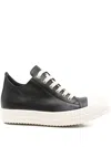 Rick Owens Woman Black&white Sneakers In Black