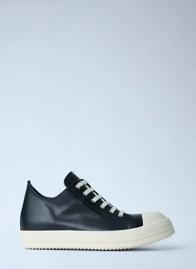 Rick Owens Leather Low-top Sneakers In Multi
