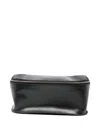 Rick Owens Leather Makeup Bag In Black