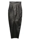 Rick Owens Leather Maxi Skirt