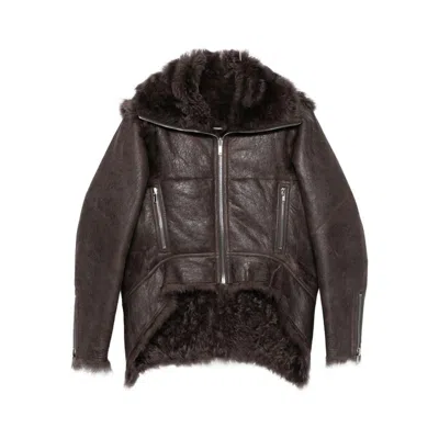 RICK OWENS RICK OWENS LEATHER OUTERWEARS