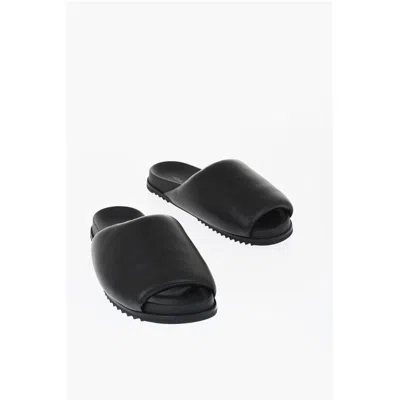 Rick Owens Man Sandals Black Size 9 Leather