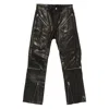Rick Owens Leather Pant In Black