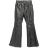 Rick Owens Black Porterville Bolan Leather Trousers In Black