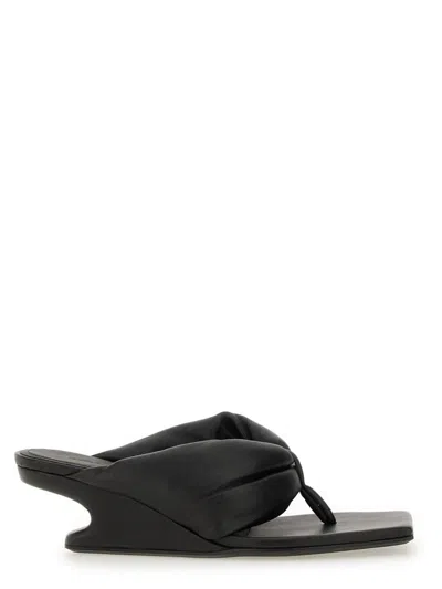 RICK OWENS RICK OWENS LEATHER SANDAL
