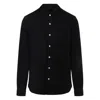 Rick Owens Leather Outershirt With Pockets And Collar