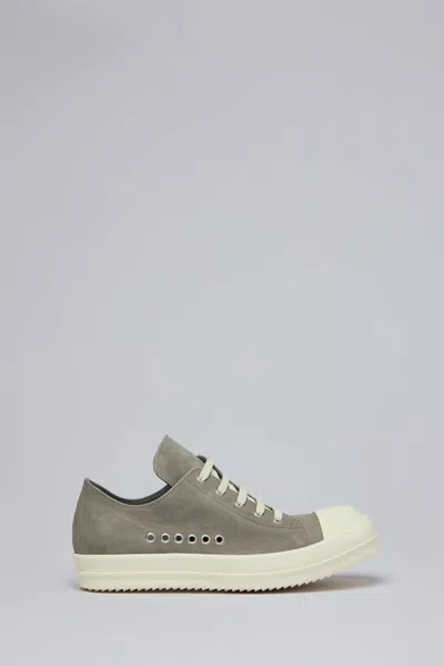 Rick Owens Leather Shoes - Extreme Low In Green