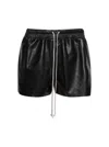 Rick Owens Leather Short Boxers Black