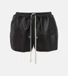 Rick Owens 'lido Runway Gabe Boxers' Shorts In Black