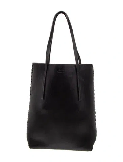 Pre-owned Rick Owens Leather Shoulder Bag In Black