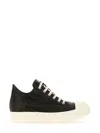 Rick Owens Elegant Low Top Lace Up Sneakers For Women