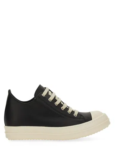 Rick Owens Leather Sneaker In Multi