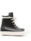 Rick Owens Black Hollywood Mega Bumper Sneakers In Black
