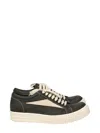 RICK OWENS LEATHER SNEAKERS