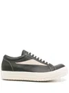 RICK OWENS LEATHER SNEAKERS