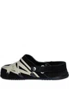 Rick Owens Concordians Megalaced Mules In Black