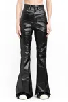 Rick Owens Bootcut Jeans In Black