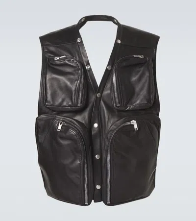 Rick Owens Leather Waistcoat