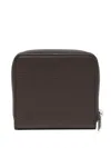 Rick Owens Leather Wallet In レッド