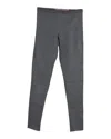Rick Owens Leggings In Grey Leather In Grey