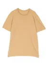 Rick Owens Level Cotton T-shirt In Brown