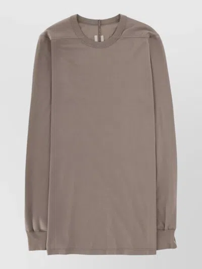 RICK OWENS COTTON LONG-SLEEVE T-SHIRT