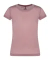 Rick Owens Cropped Level T-shirt In Pink