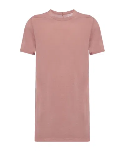 Rick Owens Level Crew-neck T-shirt In Pink