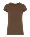 Rick Owens Level Cropped T-shirt In Green