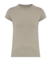 Rick Owens Level Cropped T-shirt In Nude