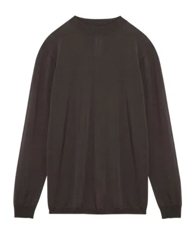 RICK OWENS LEVEL LUPETTO FINE-KNIT JUMPER