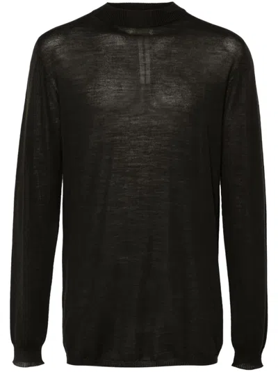 RICK OWENS LEVEL LUPETTO FINE-KNIT JUMPER