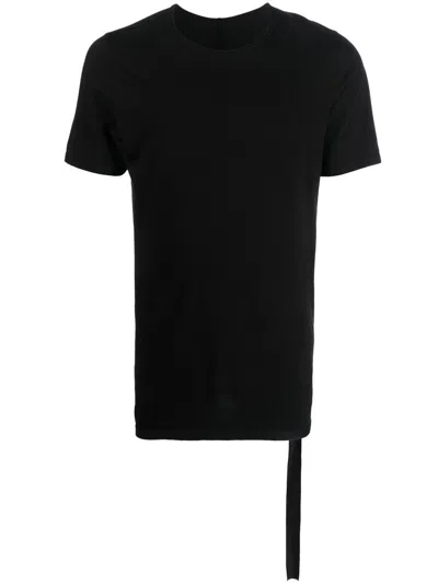 Rick Owens Level Solid-color T-shirt In Black