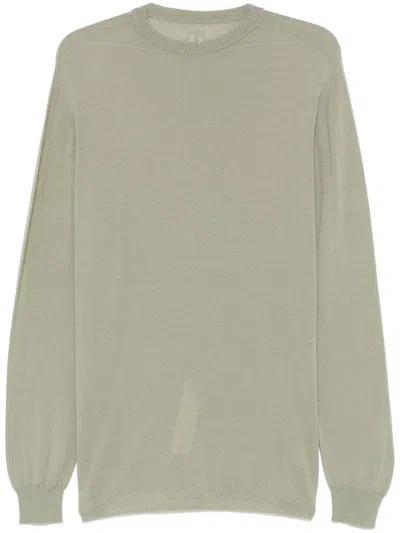 Rick Owens Level Sweater In Green