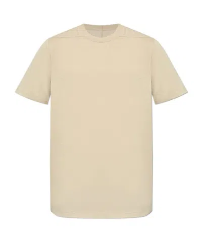Rick Owens Level T Cotton T-shirt In Nude