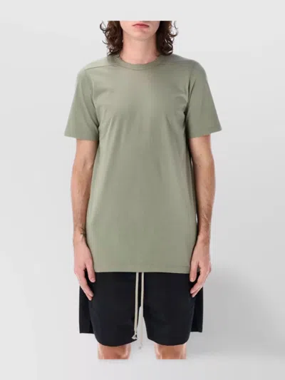 Rick Owens Level T Crew Neck Short Sleeve T-shirt In Green