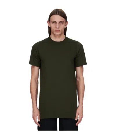 Rick Owens Level T Organic Cotton T-shirt In Black