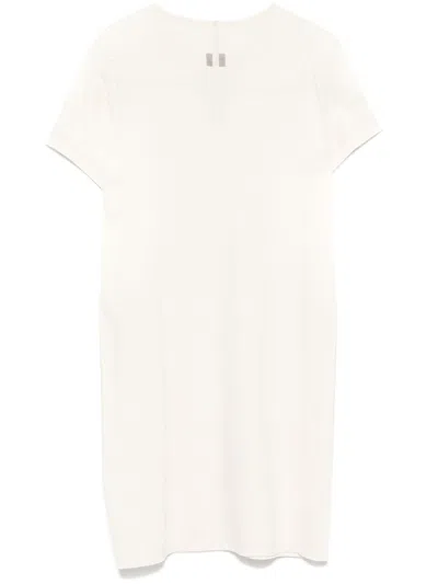 Rick Owens Level T-shirt In Beige