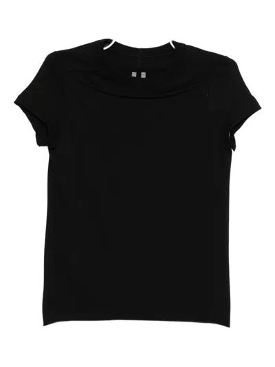 Rick Owens Level T-shirt In Black