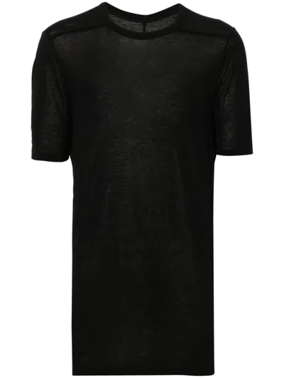 Rick Owens Level T-shirt In Black