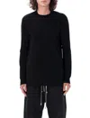 Rick Owens Concordians Round Neck In Black