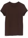 Rick Owens Level T-shirt In Brown