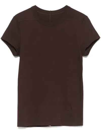 Rick Owens Level T-shirt In Brown