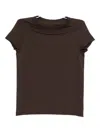 Rick Owens Level T-shirt In Brown