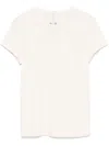 Rick Owens Women Cropped Level T-shirt In Nude