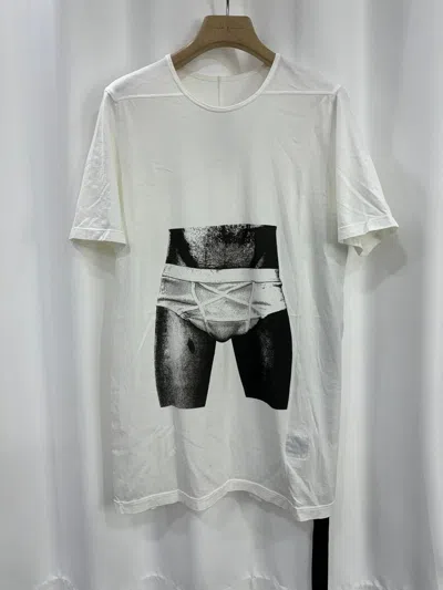 Pre-owned Rick Owens Level T Short Sleeve In White