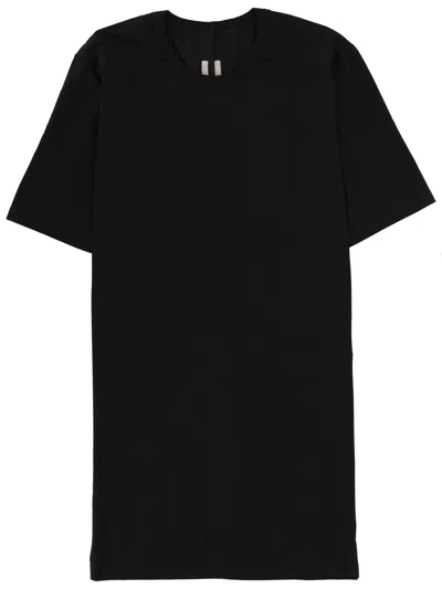 Rick Owens Level T Crew Neck Short Sleeve T-shirt In Black