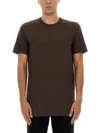 Rick Owens Brown Hollywood Level T-shirt In Brown