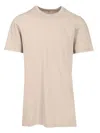Rick Owens Level T T-shirt Crewneck Short Sleeve In Nude